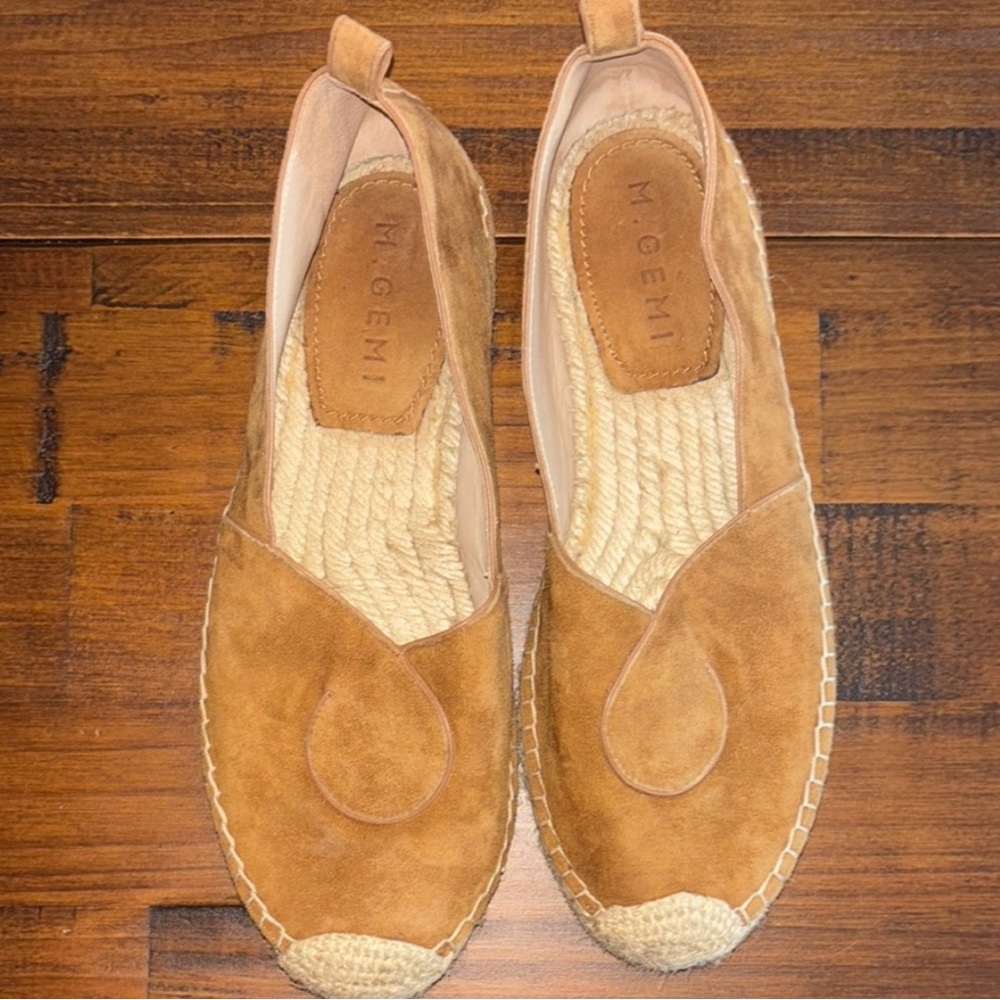 <DONATED> M.Gemi Brown Suede Espadrilles